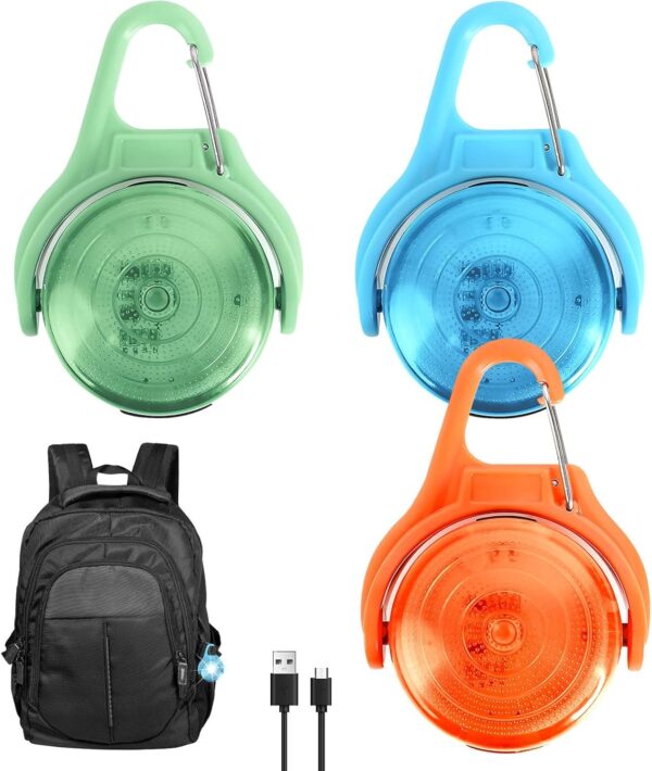 F126X3393_paste_1781649011839_1 (Pack de 3) Luz de Segurança LED BORDEAG 4 Modos Recarregável USB IPX8 - Multicolor