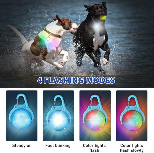(Pack de 3) Luz de Segurança LED BORDEAG 4 Modos Recarregável USB IPX8 - Multicolor