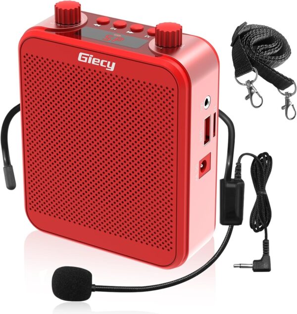 F126X3397_paste_1781810162712_0 Amplificador de Voz Bluetooth 30W Portátil Recarregável Giecy G300Pro