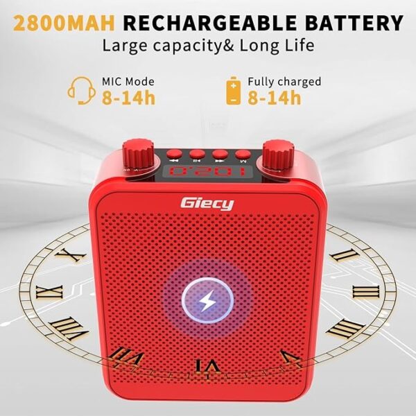 F126X3397_paste_1781810162712_2 Amplificador de Voz Bluetooth 30W Portátil Recarregável Giecy G300Pro