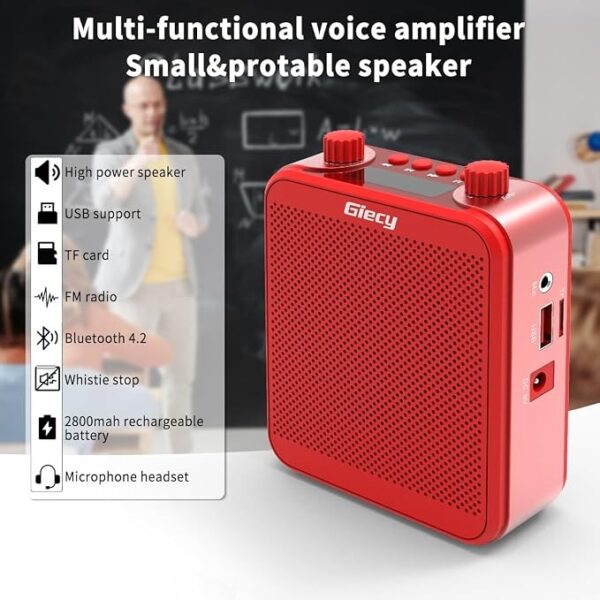 F126X3397_paste_1781810162712_3 Amplificador de Voz Bluetooth 30W Portátil Recarregável Giecy G300Pro