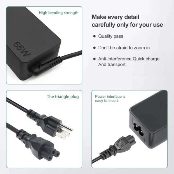 Carregador Portátil 65W USB-C de Carregamento Rápido Dzytnsy DZ65200325