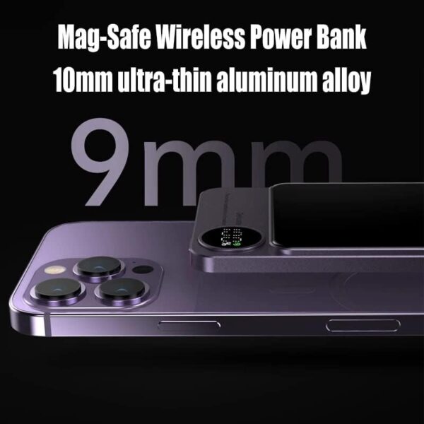 F126X3408_1781689362616_4-1 Power Bank Carregamento sem Fios 20W 5000mAh Magsafe Visor Digital