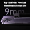 Power Bank Carregamento sem Fios 20W 5000mAh Magsafe Visor Digital