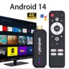 Android TV Stick H96 Max 2+16Gb 4K Android 14.0 Wi-Fi - Preto