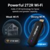 Android TV Stick H96 Max 2+16Gb 4K Android 14.0 Wi-Fi - Preto