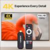 Android TV Stick H96 Max 2+16Gb 4K Android 14.0 Wi-Fi - Preto