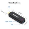 Android TV Stick H96 Max 2+16Gb 4K Android 14.0 Wi-Fi - Preto