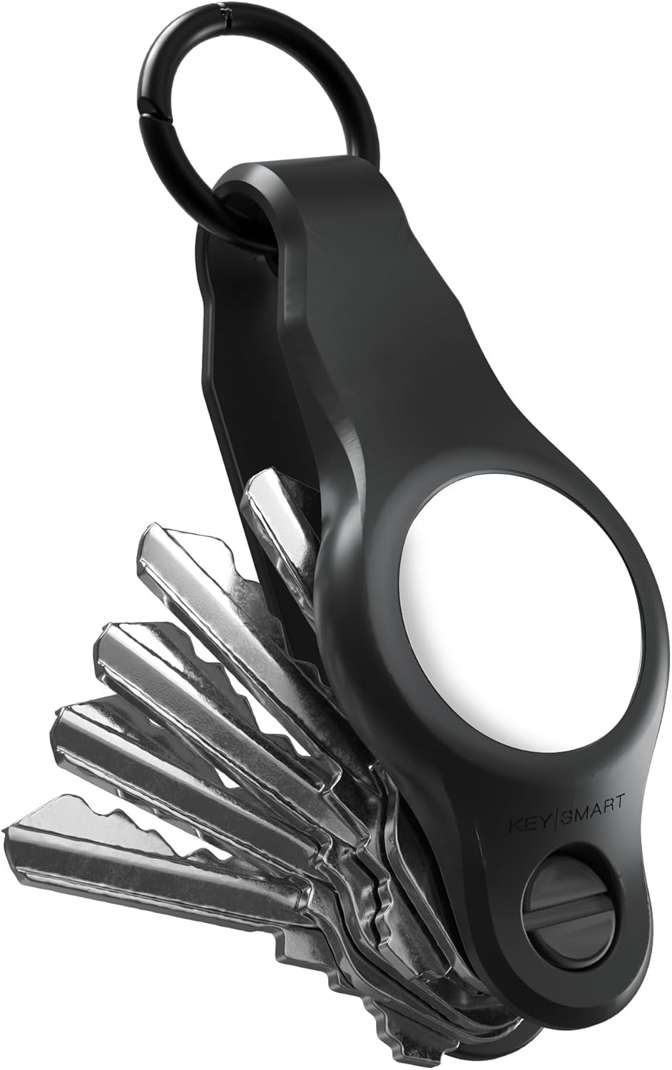 Organizador de Chaves KeySmart Air Flex Para AirTag Até 5 Chaves - Preto
