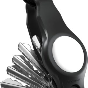 Organizador de Chaves KeySmart Air Flex Para AirTag Até 5 Chaves - Preto
