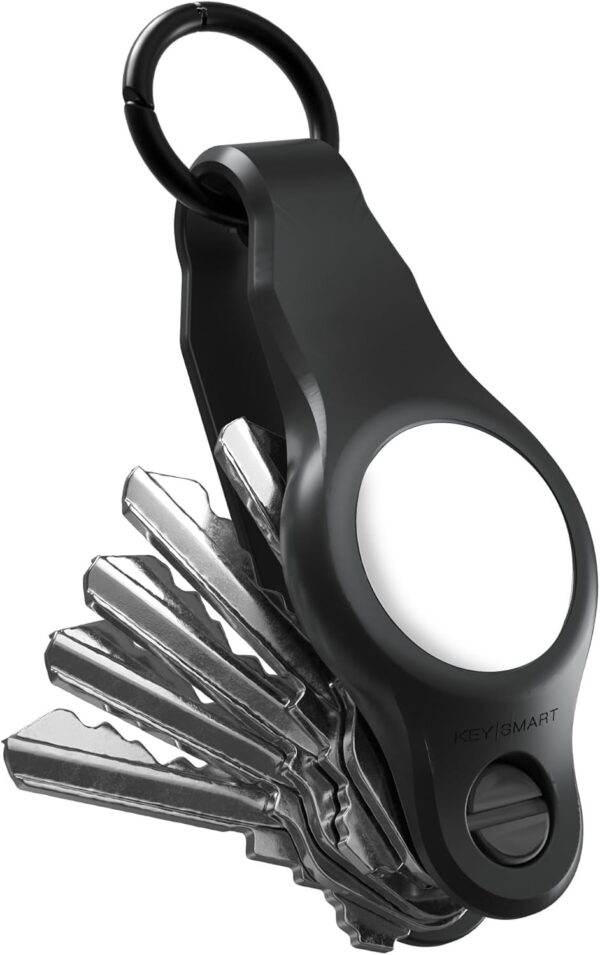 Organizador de Chaves KeySmart Air Flex Para AirTag Até 5 Chaves - Preto