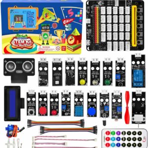 Kit de Iniciação STEM 20 Sensores e Placa Plug & Play OSOYOO 2019011500