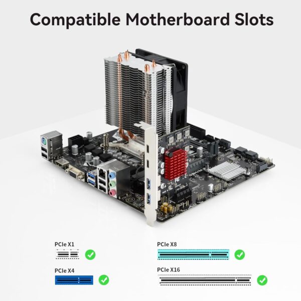Placa de Expansão USB 3.1 Gen2 10Gbps 2 USB-A 2 USB-C ELUTENG PCIe
