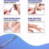 F126X3431_paste_1781812216179_4 Alicate de Cutículas Longivia Profissional Aço Inoxidável com Empurrador - Prateado