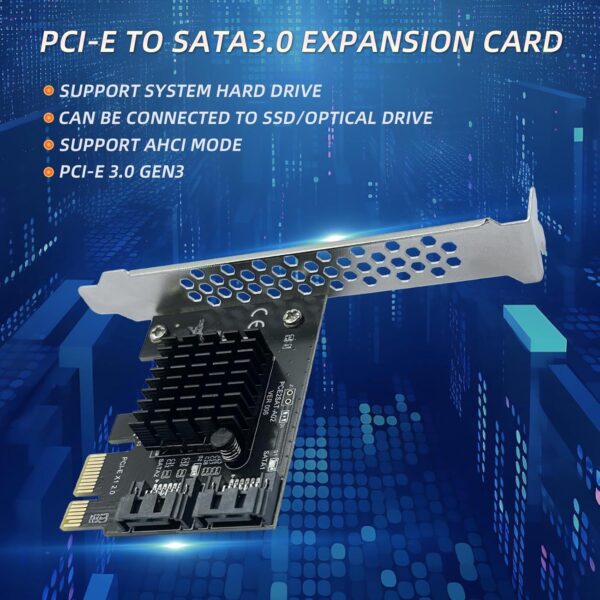 F126X3432_paste_1781696455528_3 Placa de Expansão SATA Xdingjiala ASM1061 2 Portas 6Gbps PCIe x1