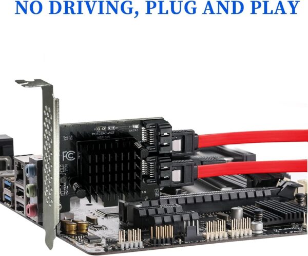 F126X3432_paste_1781696455528_4 Placa de Expansão SATA Xdingjiala ASM1061 2 Portas 6Gbps PCIe x1