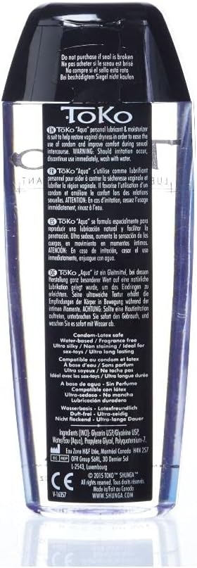 (165 ml) Lubrificante Íntimo Shunga Toko Aroma Frutos Exóticos à Base de Água - Transparente