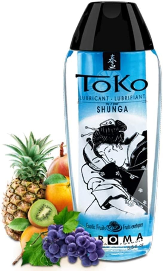 (165 ml) Lubrificante Íntimo Shunga Toko Aroma Frutos Exóticos à Base de Água - Transparente