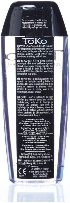 (165 ml) Lubrificante Íntimo Shunga Toko Aroma Frutos Exóticos à Base de Água - Transparente
