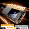 (15000 mAh) Power Bank CFIAI PB-08 22.5W PD com 2 Cabos Embutidos e Ecrã LED - Preto