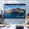 (2.5m) Cabo USB-C para HDMI ARISKEEN 4K 60Hz Nylon para iPhone 15 e MacBook - Preto