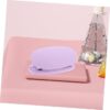 Furador de Papel Ciieeo de 2 Furos em Metal e Silicone Ergonómico - Roxo
