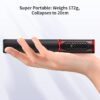 (79,5 cm) Tripé de Bastão de Selfie ATUMTEK ATSS087 Bluetooth Extensível e Leve - Vermelho