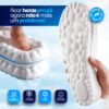 (43-44) Pack 4 Pares Palmilhas Soft Amortecimento e Alívio de Dor - Bege