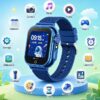 (1.54") Smartwatch Infantil iCHOMKE QK-H15A 26 Jogos e Câmara HD - Azul
