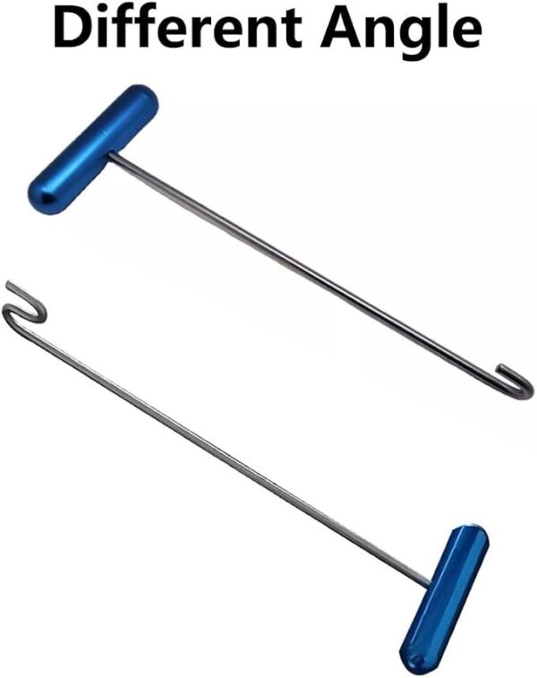 Extrator de Anzóis BE-TOOL em Alumínio con Punho em T (Pack 2) - Prateado