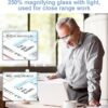 Óculos Lupa LED Recarregáveis 250% Anti-Luz Azul Aoreun P00150
