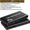 Switch KVM USB-C 2 Portas HDMI 2.1 DisplayPort 1.4 PD 100W NATEFEMIN C294400000