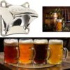 Abridor de Garrafas Parede Tutoy em Liga de Zinco para Cerveja - Prateado