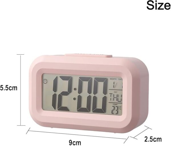Despertador Digital LED com Temperatura e Snooze