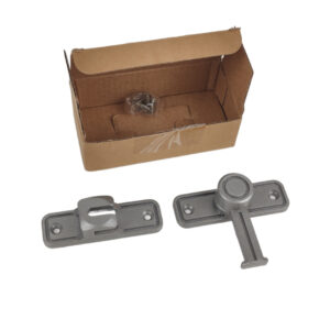 Fecho de Janela ou Porta Com Trinco de Metal Cinzento