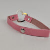 Pulseira Ajustável Rosa Com Pendente Em Forma de Coração