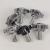 Parafusos de Aperto Manual M10 X 20 Mm Pretos Com Manípulo