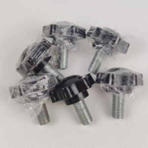 Parafusos de Aperto Manual M10 X 20 Mm Pretos Com Manípulo