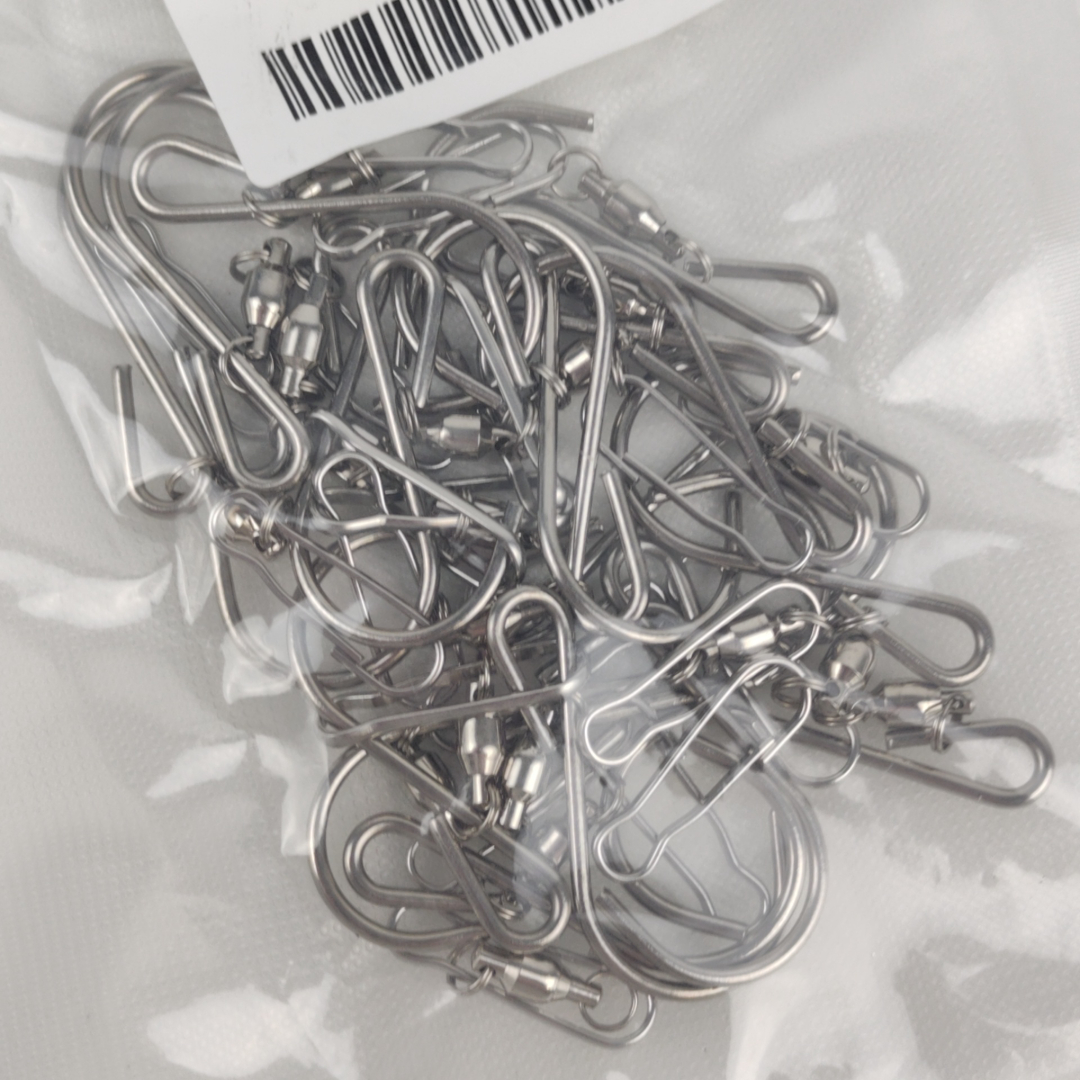 Conjunto de Ganchos Em Aço Inox para Pendurar Sacos e Cestos