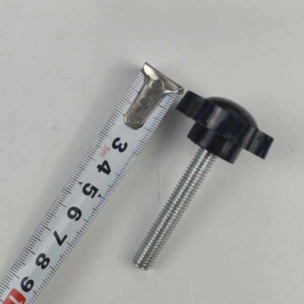 Parafusos de Aperto Manual 8x50 mm Com Botão Em Estrela Preto