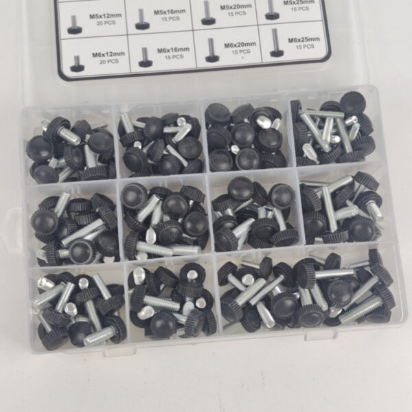 Conjunto de Parafusos Manípulo M4 M5 M6 195 Peças