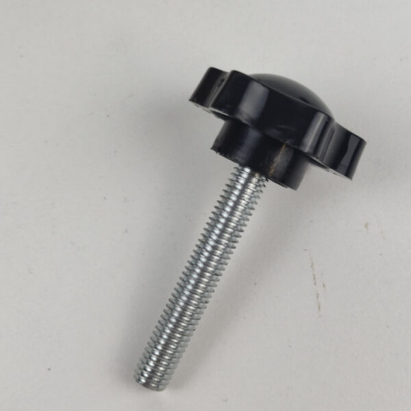 Parafuso de Aperto Manual M8x50mm Preto 10 Peças