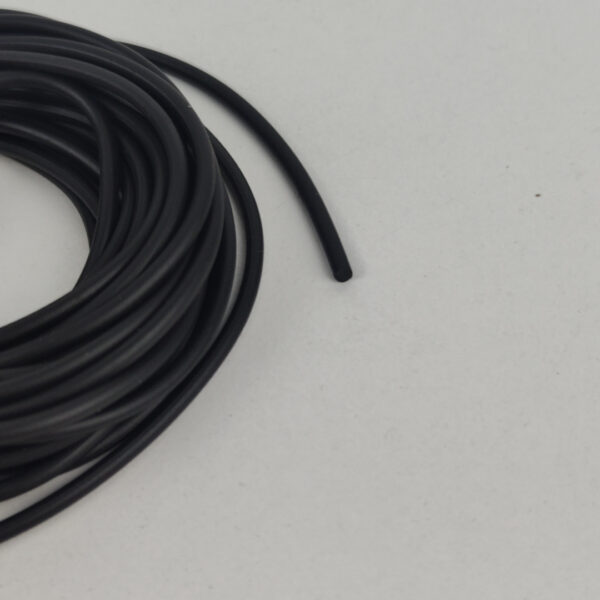 Tubo de Borracha Preta para Vedação ou Proteção