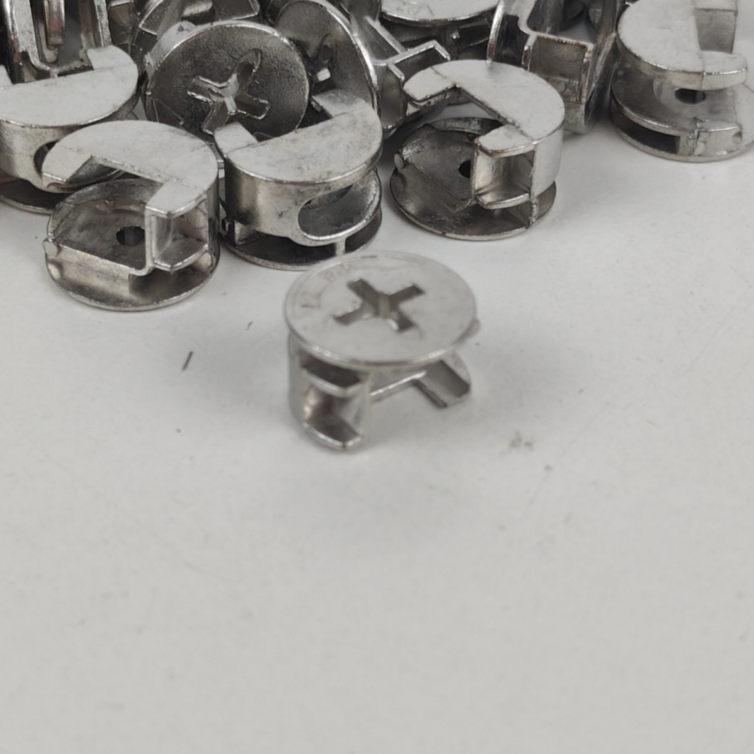 Conjunto de Excêntricos Metálicos para Ferragens de Móvel