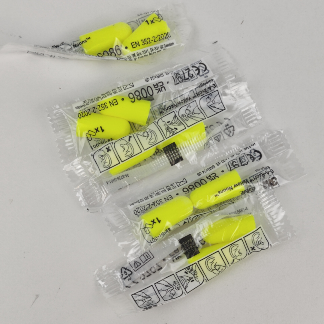 Tampões Auriculares 3M E-a-rsoft Yellow Neons 5 Unidades