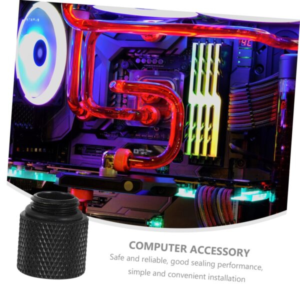 (2 Uni) Extensor G1/4 para Refrigeração Líquida PC em Latão