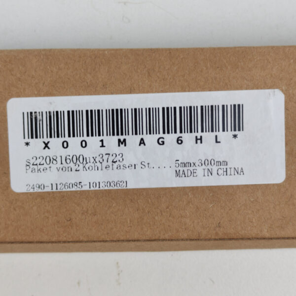 Varetas Em Fibra 5x300 mm Pacote de 2