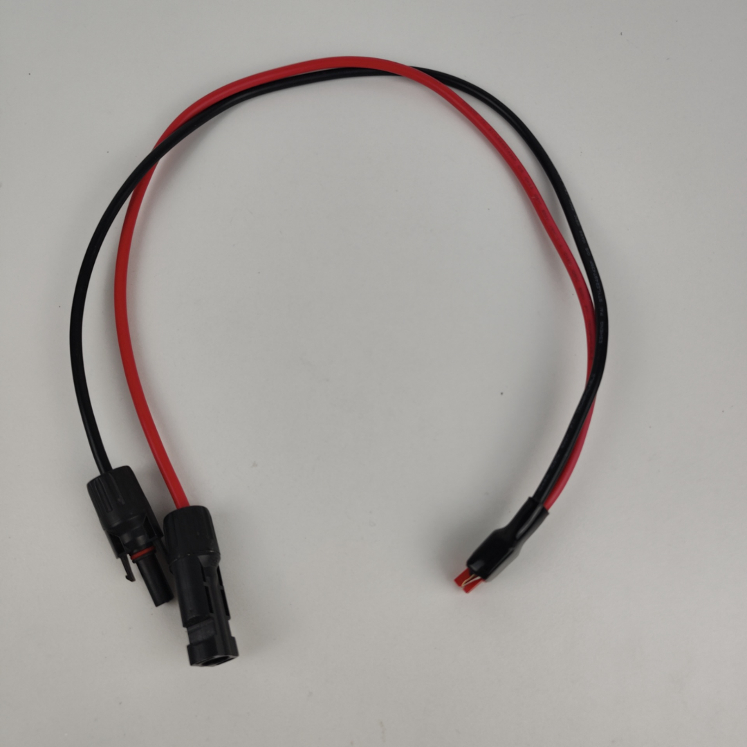 Cabo Adaptador Solar MC4 Com Fusível e Conector Rápido