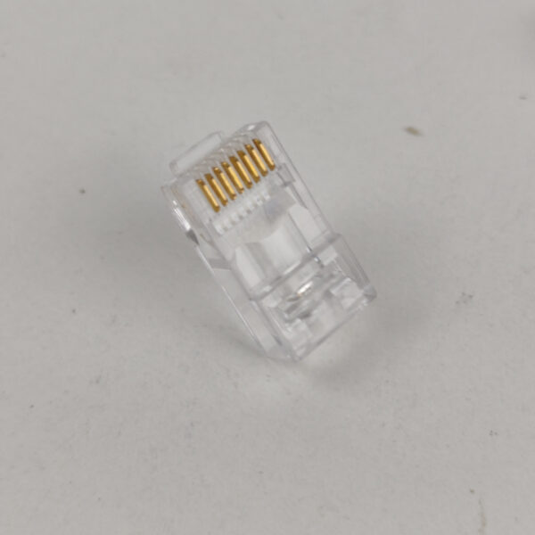 PAck Ficha RJ45 Macho Transparente para Cabo de Rede