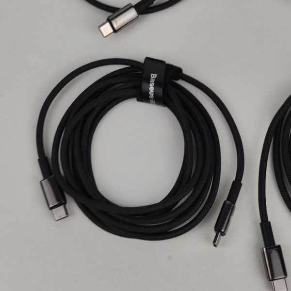 4 Cabos USB-C para USB-C Baseus Em Vários Comprimentos